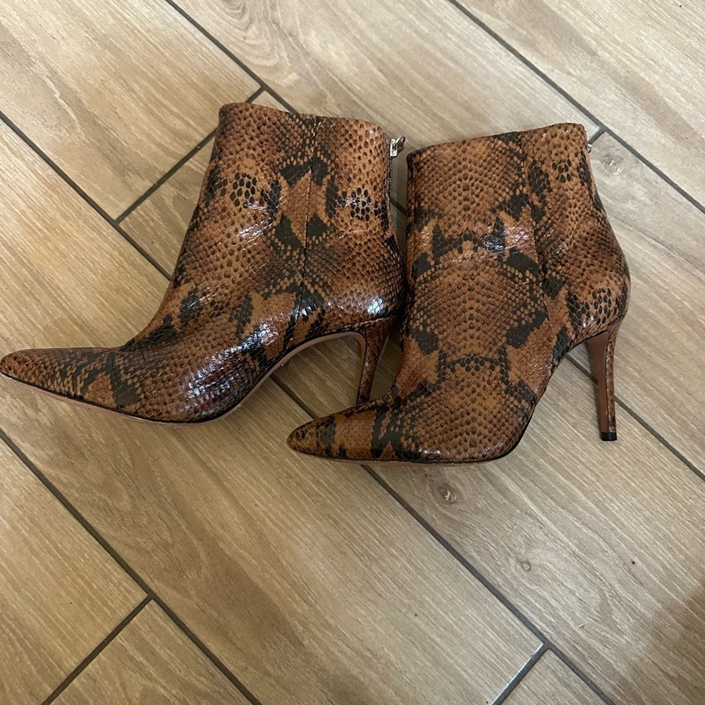 Snakeskin Booties​​​ - Picture 4 of 7